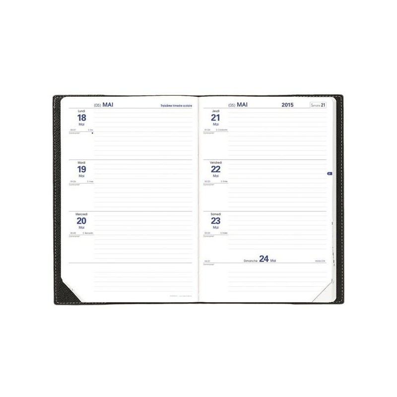 Agenda Quo Vadis - Texthebdo - 16X24 cm 296039Q