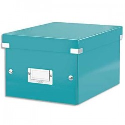 LEITZ Boîte CLICK&STORE M-Box. Format A4 - Dimensions : L281xH200xP369mm. Coloris menthe.