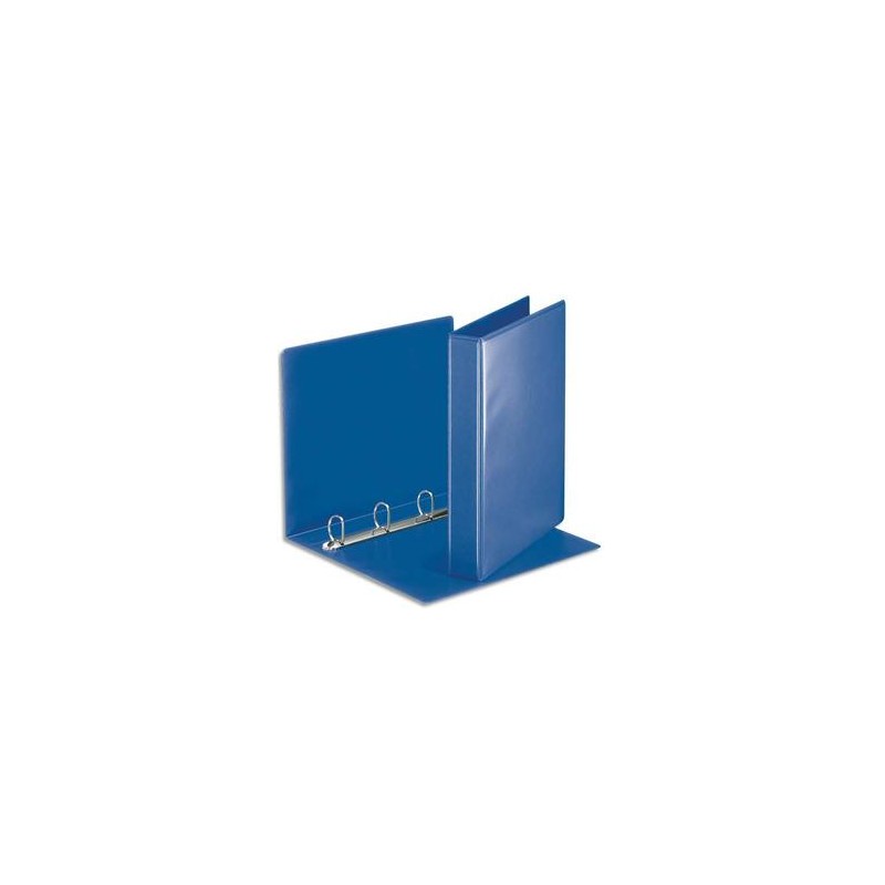 ESSELTE Classeur à couverture personnalisable sur deux faces en PVC bleu - dos de 5 cm