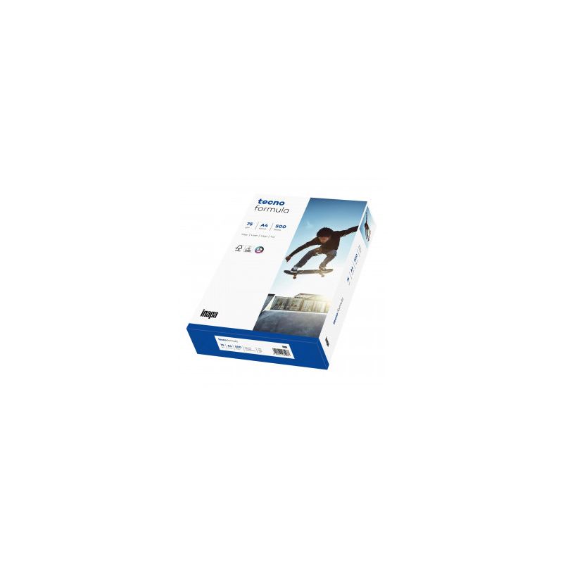 Ramette papier 500 feuilles A4 75g blanc TECNO FORMULA