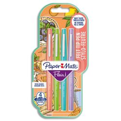 PAPERMATE Blister de 4 feutres Flair Senteur assortis