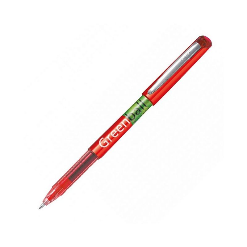 PILOT GREENBALL Stylo roller écologique Encre Rouge