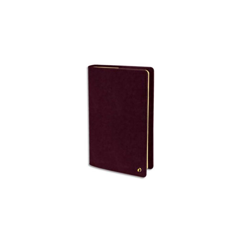 QUO VADIS Agenda Wild Affaire Prestige 1S/2P papier ivoire format 10 x 15 cm couverture Velours Prune