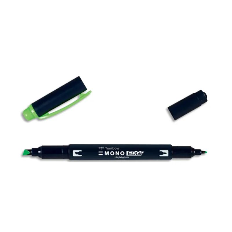 TOMBOW Surligneur MONOEDGE 2 pointes fine/biseautée. Séchage rapide. Coloris vert