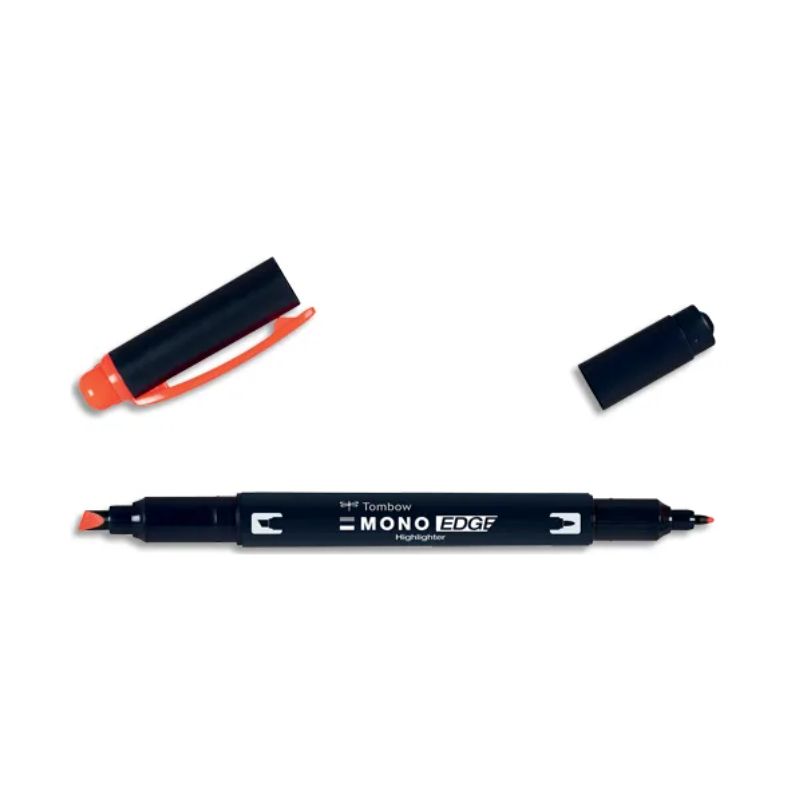 TOMBOW Surligneur MONOEDGE 2 pointes fine/biseautée. Séchage rapide. Coloris corail