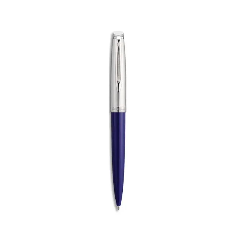 WATERMAN Roller EMBLEME bleu brillant. Pointe fine. Encre noir