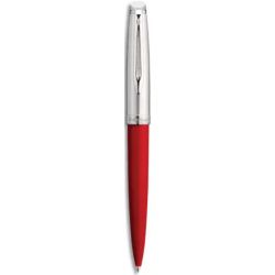 WATERMAN Roller EMBLEME rouge brillant. Pointe fine. Encre noir