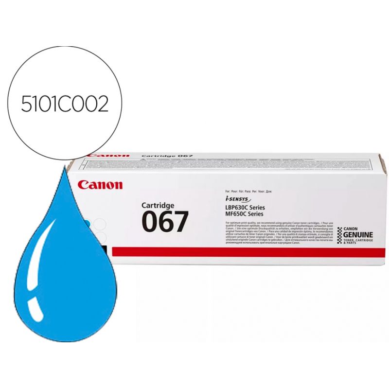 CANON Cartouche Toner cyan CRG 067 5101C002