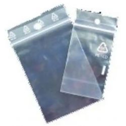 Sachet plastique à fermeture zip Transparent 50µm 80 mm x 120 mm - par paquet de 100