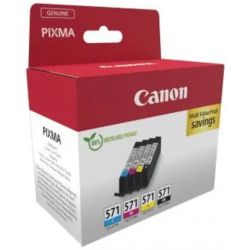 CANON Multipack 4 cartouches Jet d'encre N° 571 / 0386C008 Noir + Cyan + Magenta + Jaune